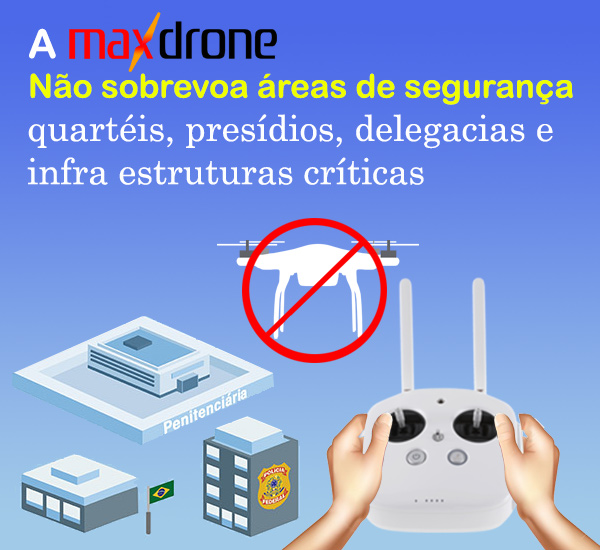 Regulamentação de Drones - areas de segurança