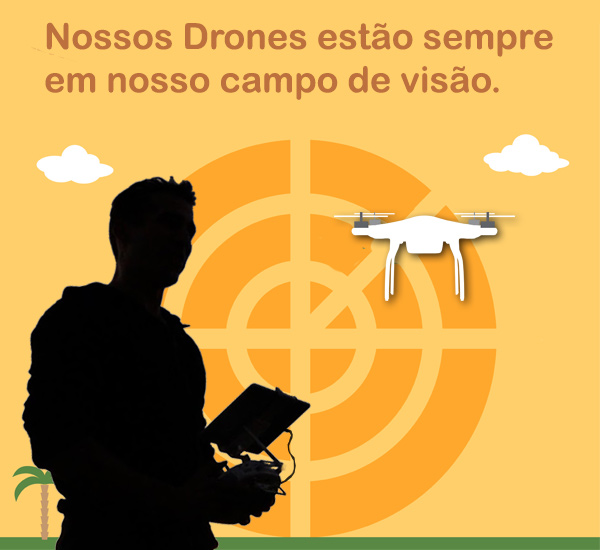 Fique de olho no seu drone.