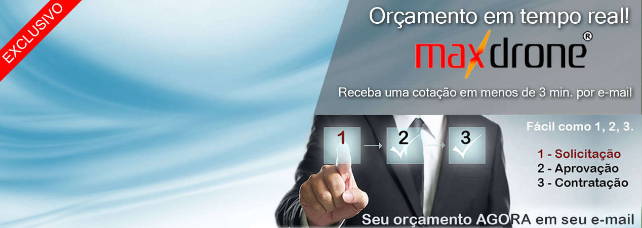 Max Drone Orçamento Online no email