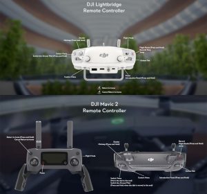 Controles DJi compatíveis