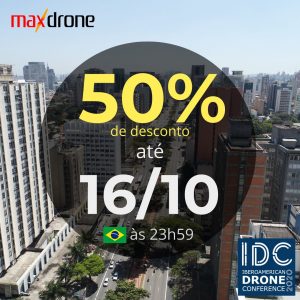 Promoção 50% off na IDC é com a Max Drone